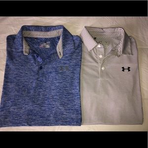 2 Under Armor crewneck shirts - size small men’s